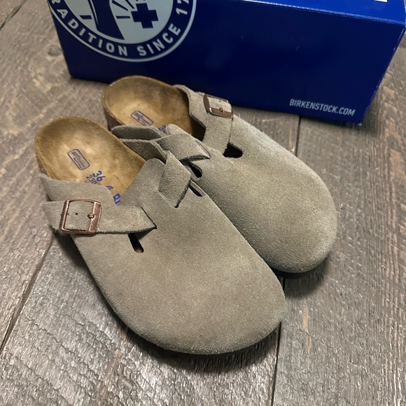 Boston Birkenstock taupe size 36 - Picture 3 of 5
